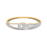 Ivana Jewels Bracelets Yellow Gold / 14KT Diamond Bangle in Gold