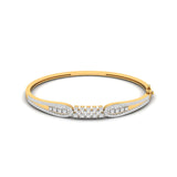 Ivana Jewels Bracelets Yellow Gold / 14KT Diamond Cluster Bangle