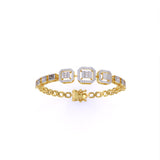 Ivana Jewels Bracelets Yellow Gold / 14KT Fancy & Round Shape Diamonds Classy Bracelet