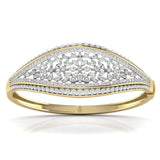 Ivana Jewels Bracelets Yellow Gold / 14KT Gift Her Stylish Diamond Kada Bangle