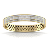 Ivana Jewels Bracelets Yellow Gold / 14KT IVANA Men's Kada Style Bangle For Him