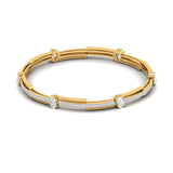 Ivana Jewels Bracelets Yellow Gold / 14KT Linear Diamond Bangle