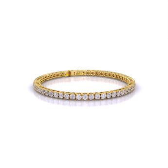 Ivana Jewels Bracelets Yellow Gold / 14KT Office & Fashion Wear Bangle