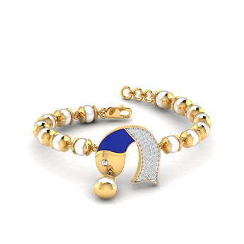 Ivana Jewels Bracelets Yellow Gold / 14KT Pearl and Diamond  Charm Bracelet