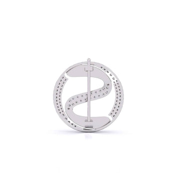 Ivana Jewels Brooch Sparkling Letter Brooch