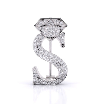 Ivana Jewels Brooch White Gold / 14KT celestial crown brooch