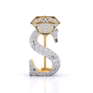 Ivana Jewels Brooch Yellow Gold / 14KT celestial crown brooch