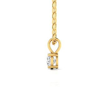 Ivana Jewels Charms & Pendant 0.5 Ct Round Cut Solitaire Diamond  Pendant