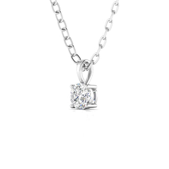 Ivana Jewels Charms & Pendant 0.5 Ct Round Cut Solitaire Diamond  Pendant