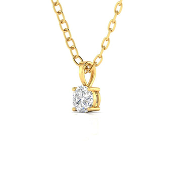 Ivana Jewels Charms & Pendant 0.5 Ct Round Cut Solitaire Diamond  Pendant