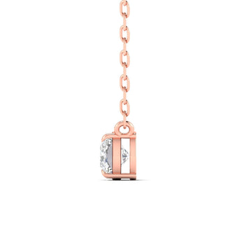 Ivana Jewels Charms & Pendant 1 Carat Cushion Diamond Gold Pendant