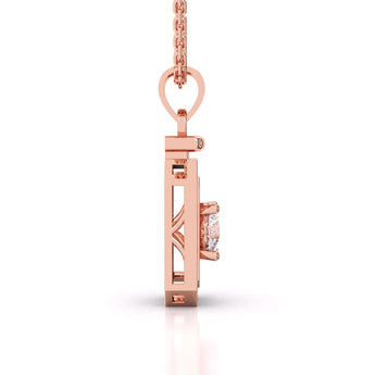 Ivana Jewels Charms & Pendant 1 Carat Solitaire Diamond Pendant Bourth