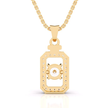 Ivana Jewels Charms & Pendant 1 Carat Solitaire Diamond Pendant Bourth
