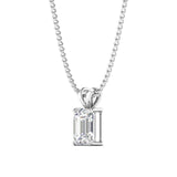 Ivana Jewels Charms & Pendant 2 Carat Emerald Diamond Gold Pendant