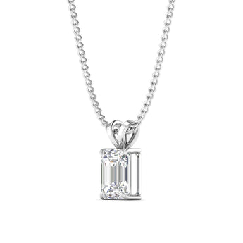 Ivana Jewels Charms & Pendant 2 Carat Emerald Diamond Gold Pendant