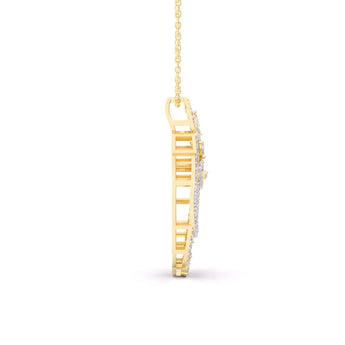 Ivana Jewels Charms & Pendant Classy Loop Diamonds Pendant