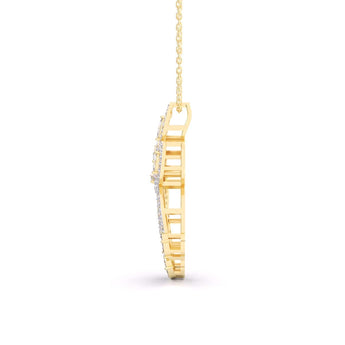 Ivana Jewels Charms & Pendant Classy Loop Diamonds Pendant
