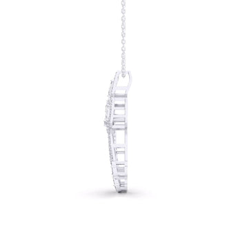 Ivana Jewels Charms & Pendant Classy Loop Diamonds Pendant