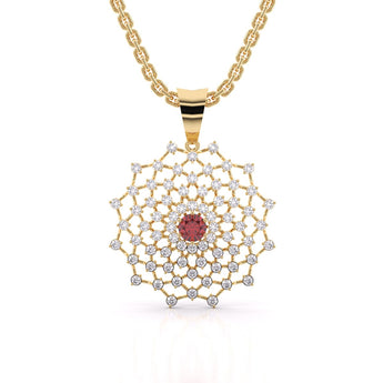 Ivana Jewels Charms & Pendant Geometric Bloom Pendant