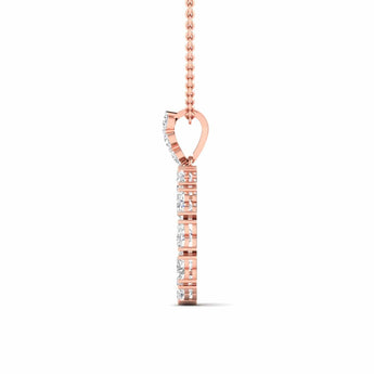 Ivana Jewels Charms & Pendant Minimalist Diamond Pendant Necklace