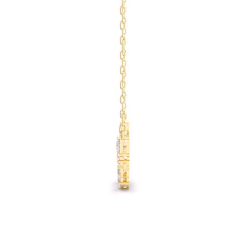 Ivana Jewels Charms & Pendant Pear & Marquise Diamonds Pendant