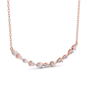Ivana Jewels Charms & Pendant Pear & Marquise Diamonds Pendant