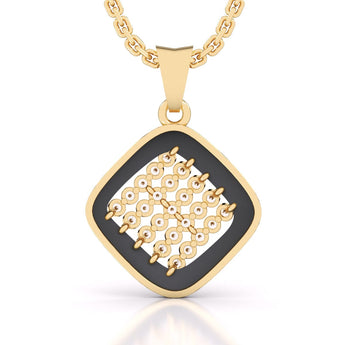 Ivana Jewels Charms & Pendant Rectangle Diamond Pendant