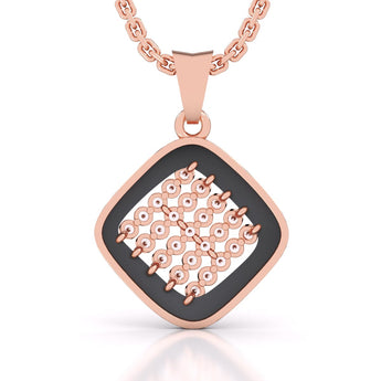 Ivana Jewels Charms & Pendant Rectangle Diamond Pendant