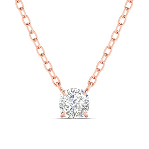 Ivana Jewels Charms & Pendant Rose Gold / 14KT 1 Carat Cushion Diamond Gold Pendant