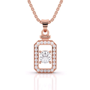 Ivana Jewels Charms & Pendant Rose Gold / 14KT 1 Carat Solitaire Diamond Pendant Bourth