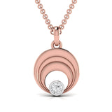 Ivana Jewels Charms & Pendant Rose Gold / 14KT Moon Of My Life Lab Grown Diamond Pendant