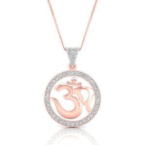 Ivana Jewels Charms & Pendant Rose Gold / 14KT Om Pendant