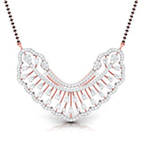 Ivana Jewels Charms & Pendant Rose Gold / 14KT Pear & Round Diamond Sunburst Mangalsutra