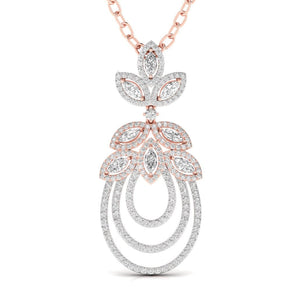 Ivana Jewels Charms & Pendant Rose Gold / 14KT Staid Lab Grown Diamond Pendant
