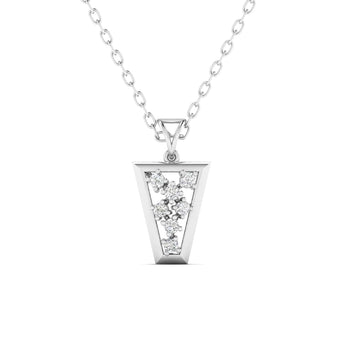 Ivana Jewels Charms & Pendant White Gold / 14KT 0.13 Carat Diamond Rose Gold Pendant