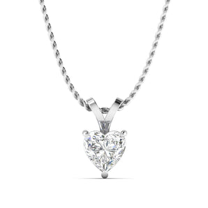 Ivana Jewels Charms & Pendant White Gold / 14KT 0.5ct Heart-Shaped Diamond Gold Pendant