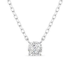 Ivana Jewels Charms & Pendant White Gold / 14KT 1 Carat Cushion Diamond Gold Pendant