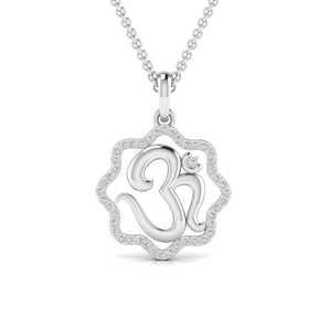 Ivana Jewels Charms & Pendant White Gold / 14KT Divine OM Pendant