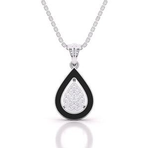 Ivana Jewels Charms & Pendant White Gold / 14KT Everlasting Teardrop Pendant