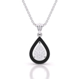 Ivana Jewels Charms & Pendant White Gold / 14KT Everlasting Teardrop Pendant