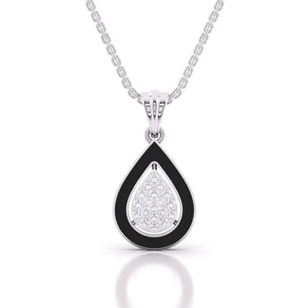 Ivana Jewels Charms & Pendant White Gold / 14KT Everlasting Teardrop Pendant