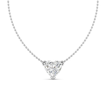 Ivana Jewels Charms & Pendant White Gold / 14KT Heart Shaped Diamond Pendant
