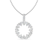 Ivana Jewels Charms & Pendant White Gold / 14KT Minimalist Diamond Pendant Necklace