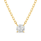 Ivana Jewels Charms & Pendant Yellow Gold / 14KT 1 Carat Cushion Diamond Gold Pendant