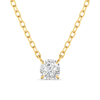 Ivana Jewels Charms & Pendant Yellow Gold / 14KT 1 Carat Cushion Diamond Gold Pendant