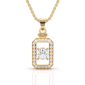 Ivana Jewels Charms & Pendant Yellow Gold / 14KT 1 Carat Solitaire Diamond Pendant Bourth