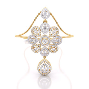 Ivana Jewels Charms & Pendant Yellow Gold / 14KT Classic Design Pendant with Fancy Diamond