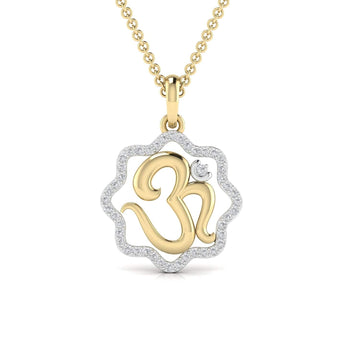 Ivana Jewels Charms & Pendant Yellow Gold / 14KT Divine OM Pendant