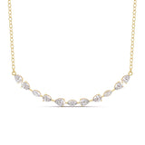 Ivana Jewels Charms & Pendant Yellow Gold / 14KT Pear & Marquise Diamonds Pendant