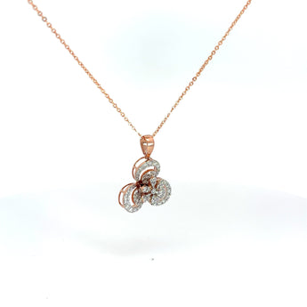 Buy Clover Diamond Pendant Online from Ivana Jewels Best lab grown diamond jewellery brand